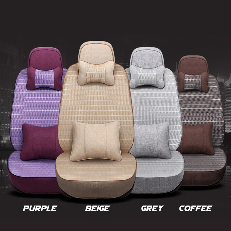 Чехол для автомобильного сиденья CARTAILOR из льняной ткани и ледяного шелка набор