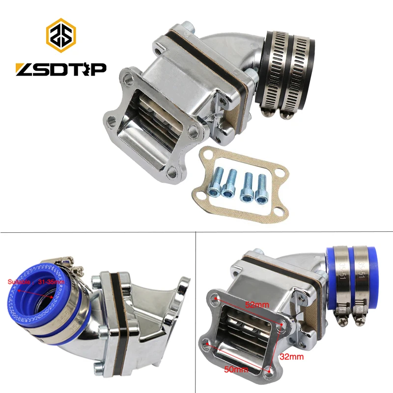 ZSDTRP Dio50 AF18/28/27 49cc 50cc высокая производительность гонок впускной коллектор трубы