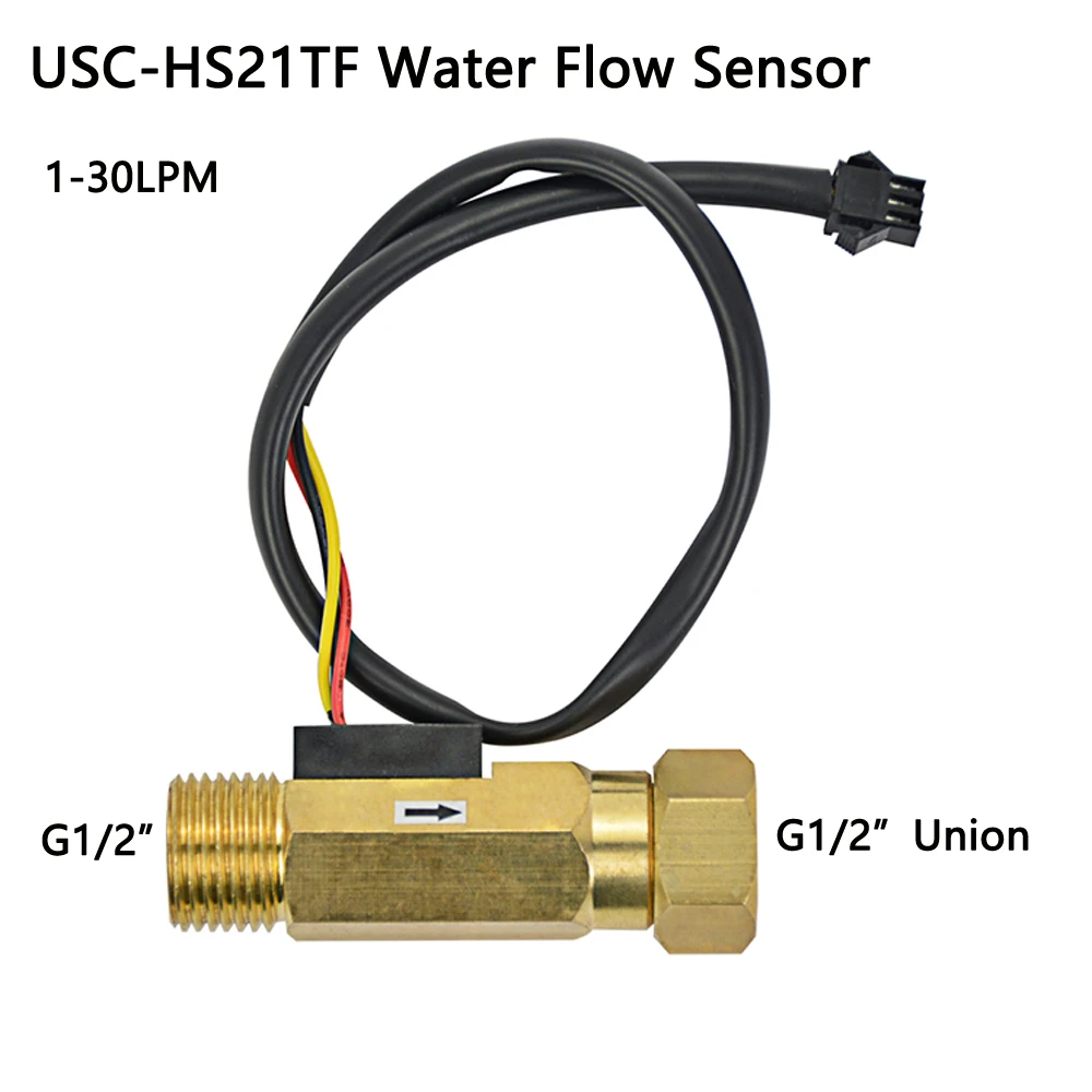 Цифровой расходомер US211M Lite USC-HS21TF 1-30 л/мин устройство для чтения потока 5 В