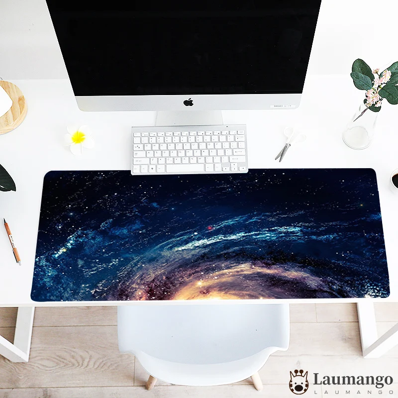 

BackpinkS Mouse Pad Gaming Mousepad Mat Gamer Mouse Pad Keyboard Desk Mat Table Carpet Mousepad xxl 900x400 For Computer Laptop