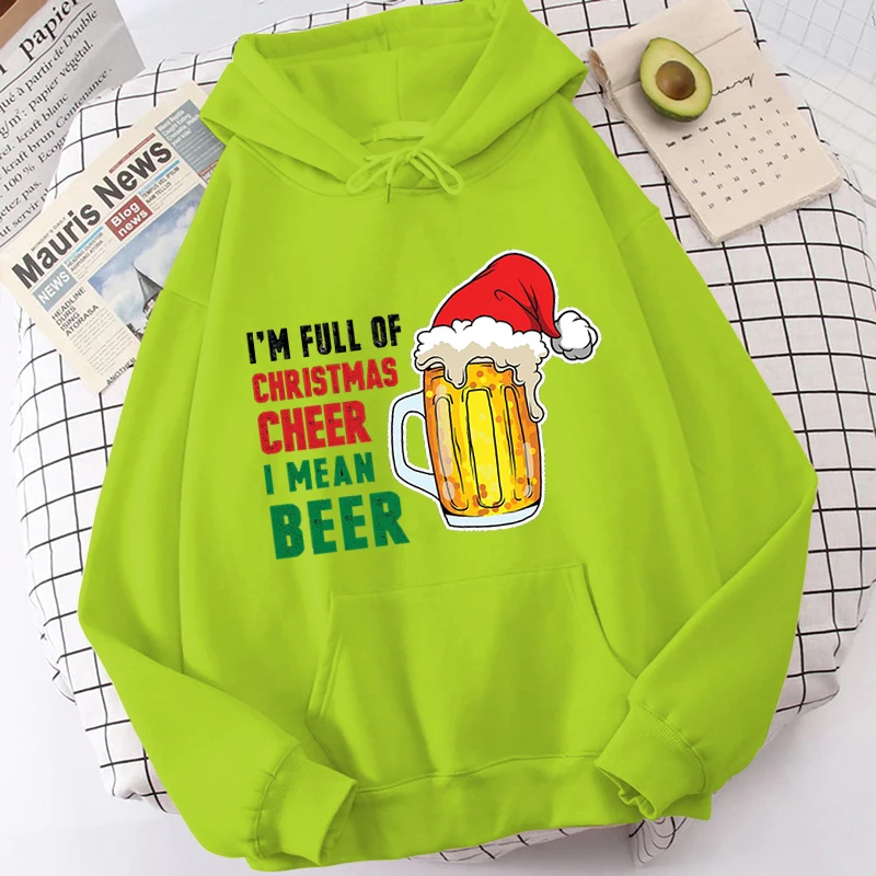 Модная женская толстовка с капюшоном Рождественская Красная шапка принтом в