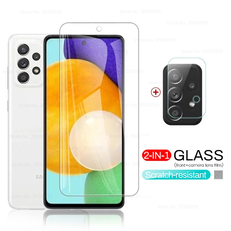 

tempered glass for sansung a52 protective glasses for samsung galaxy a 52 a52 2021 4g/5g 6.5'' camera lens screen protector film