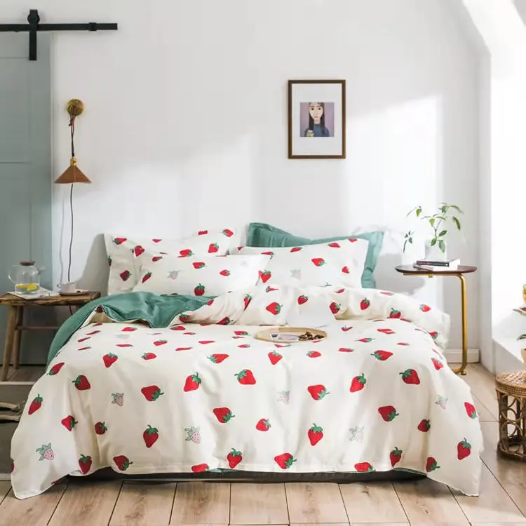 Рекламный домашний текстиль постельное белье костюм из четырех предметов