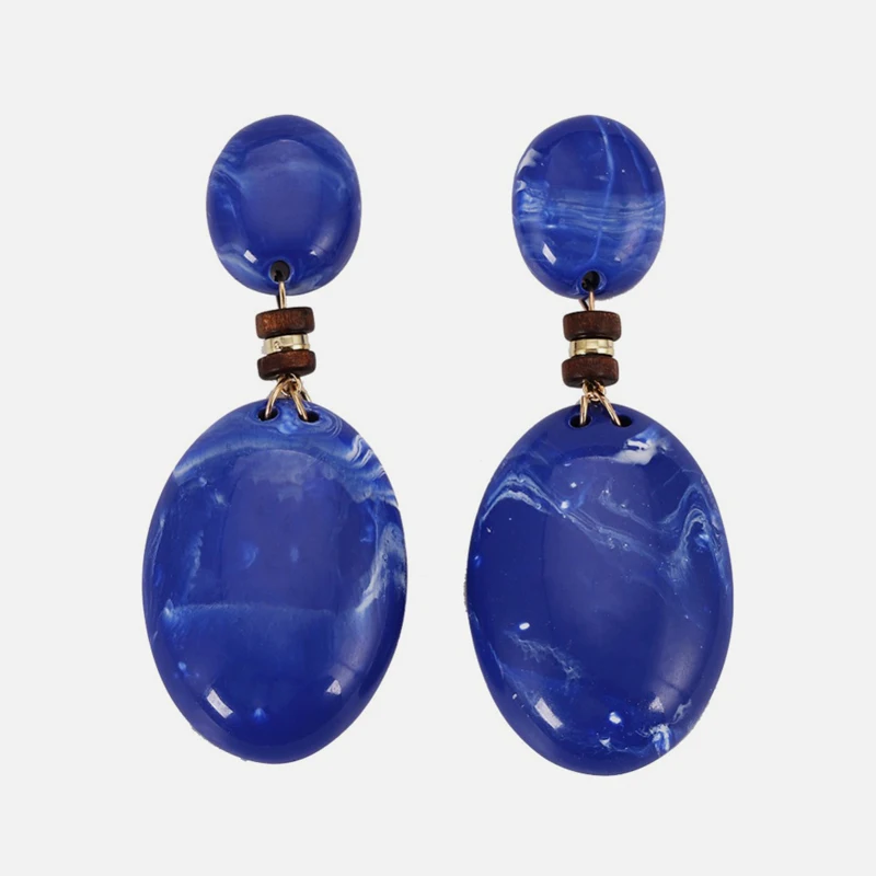 Ztech 32 дизайн синий кристалл/Кисточка/смолы Eearrings pendientes mujer moda Za новые большие массивные Оптовые аксессуары для ушей