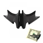 Модные унисекс заколки для денег в форме летучей мыши с изображением животных из цинкового сплава металлик кольцо для долларов простые держатели Магнитный кошелек