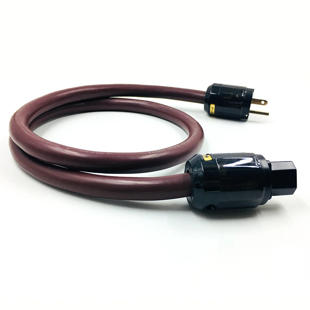 Hifi CARDAS Золотой эталонный аудио кабель питания HiFi US с родиевым покрытием P 029/C 029 AU