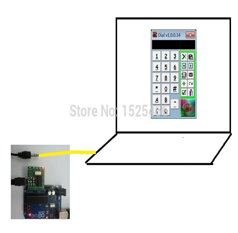 Контролер DTMF декодера MT8870 декодирующая плата звукового сигнала и голоса