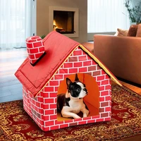 portable dog house foldable winter warm pet bed nest tent cat puppy kennel pet bed nest tent