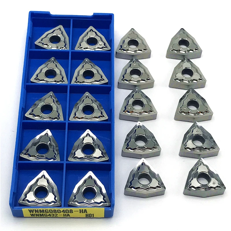 WNMG080404 HA H01 алюминиевые вставки внешний токарный инструмент CNC медный и