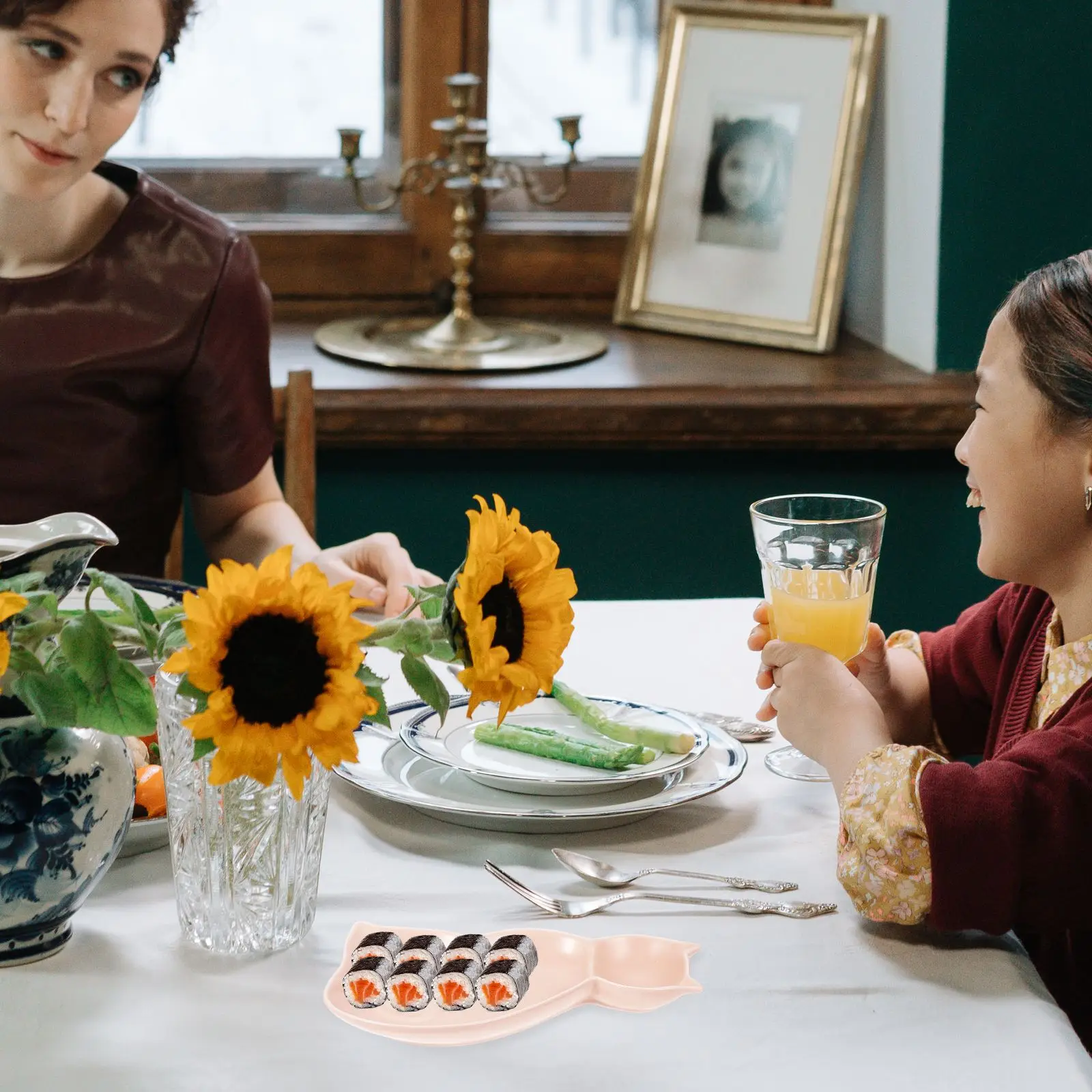 1 шт. мультипликационная табличка для хранения суши | Дом и сад