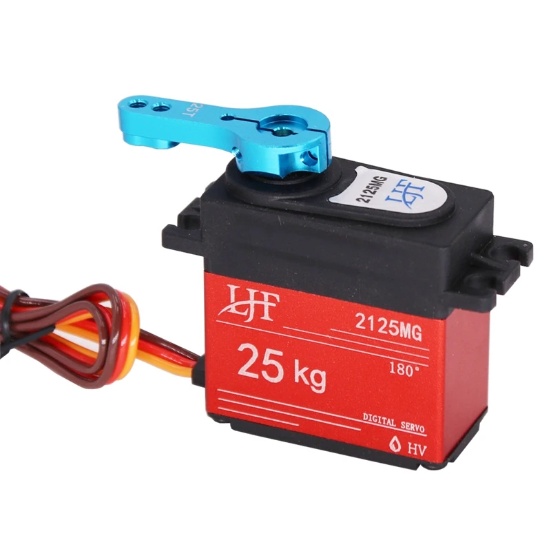 

RC Metal Gear Servo 25KG Standard Digital Servo 180 Degree Waterproof Servo Full Metal Gear Servo for TRAXXAS Crawler Rc Cars