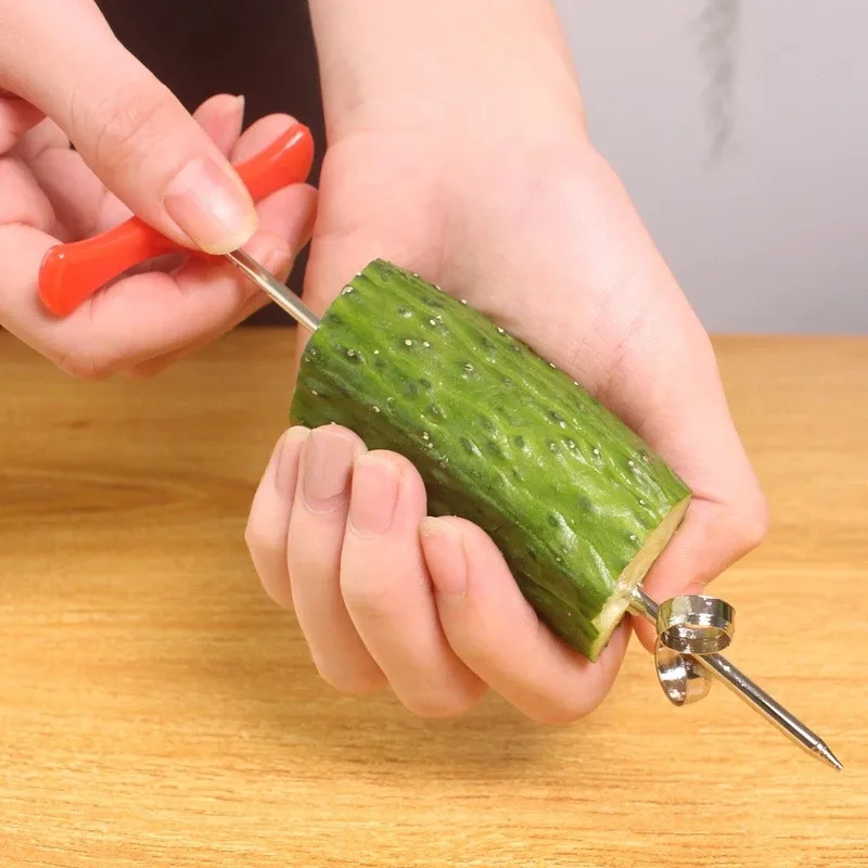 

Cutter knives cleaver knife Kitchen Accessories Manual Roller Fruit Carving Spiral Radish Potato Tools Vegetable knife holder