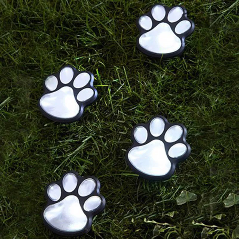 

LED Solar Claw Footprint Lights Lawn String Light Energy Saving Outdoor Garden Yard Lawn Decor Lamp MJJ88
