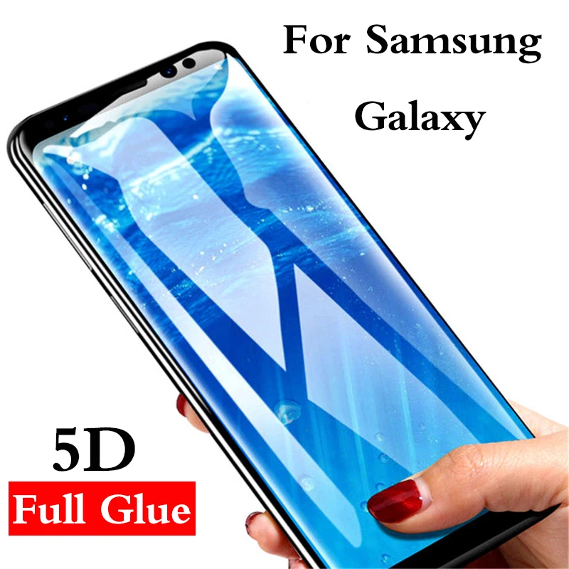 5D полностью наклеиваемая поверхность премиум класса закаленное стекло для samsung A9