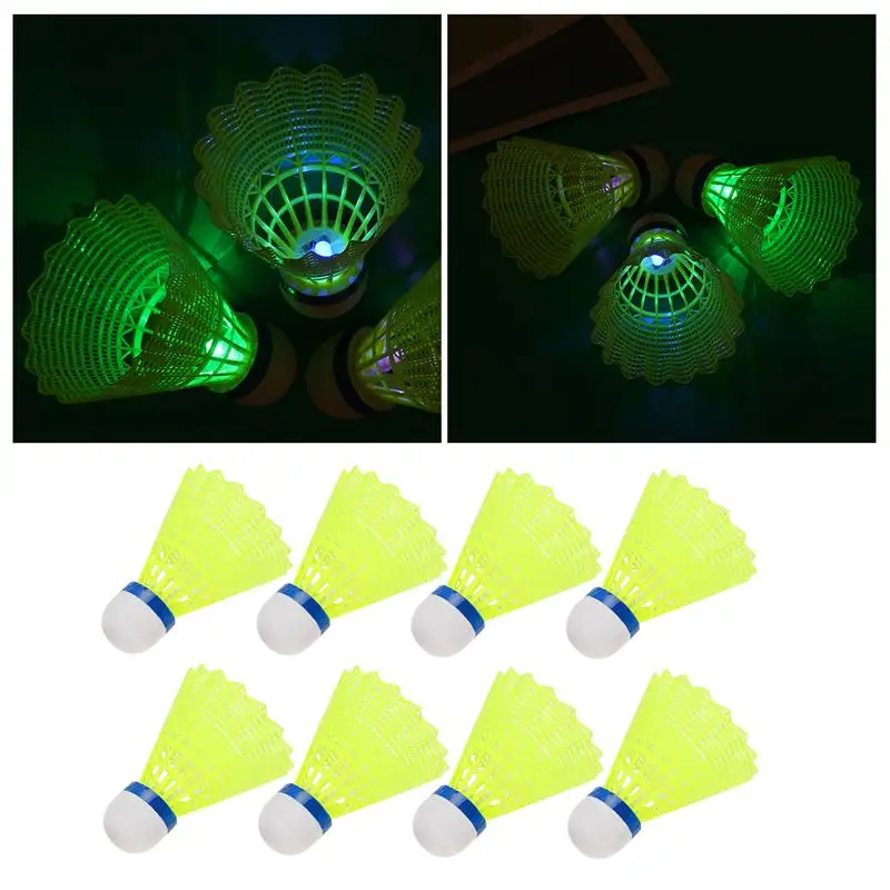 8 шт. Светодиодный светящийся ночной Светильник для бадминтона|Волан| |