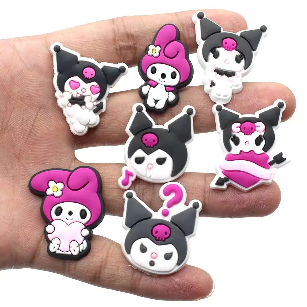

Cute 1pcs little devil Shoe Charms Funny DIY Shoe Aceessories Fit Women Sandals Decorations Buckle PVC girls Gifts croc jibz