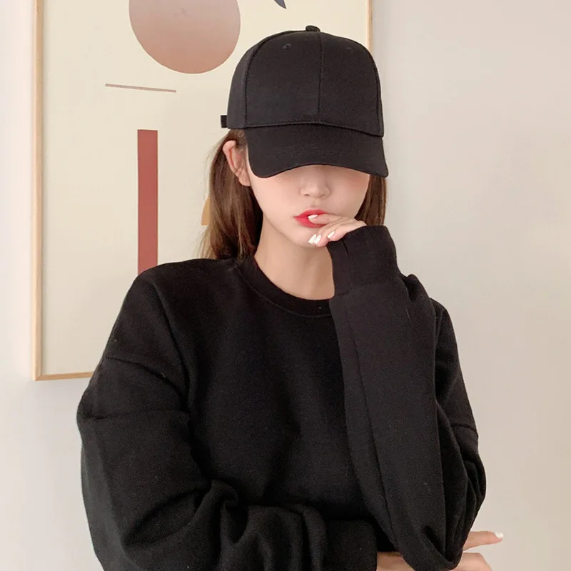 

Women's Baseball Hat Solid Color Fashion Hats Men's And Women's Baseball Cap Wome Ponytail Baseball Hat Girl's Hats