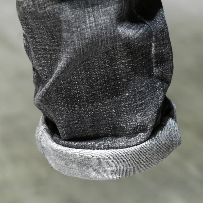 Джинсы мужские с вышивкой птицы облегающие Джоггеры в стиле хип-хоп модные штаны