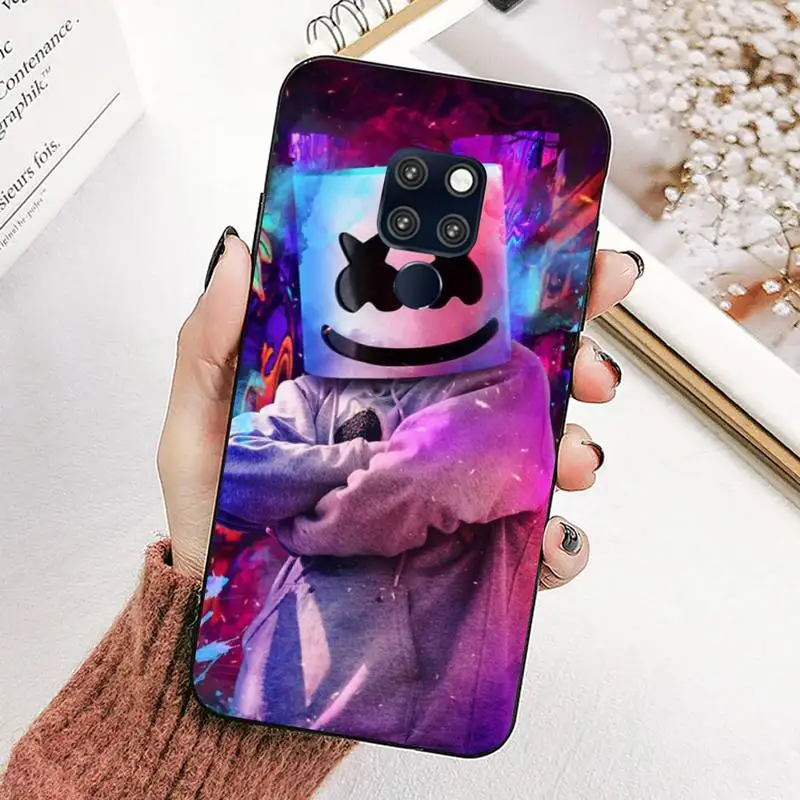 

DJ marshmallow Phone Case for Huawei Mate 20 10 9 40 30 lite pro X Nova 2 3i 7se