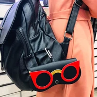 fashion cute beautiful sunglasses box spectacle case glasses bag travel convenient pu leather sunglasses cover spectacle bag