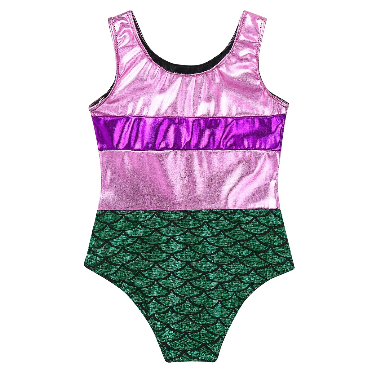 Гимнастическое трико для девочек балетное танцевальное платье без рукавов с