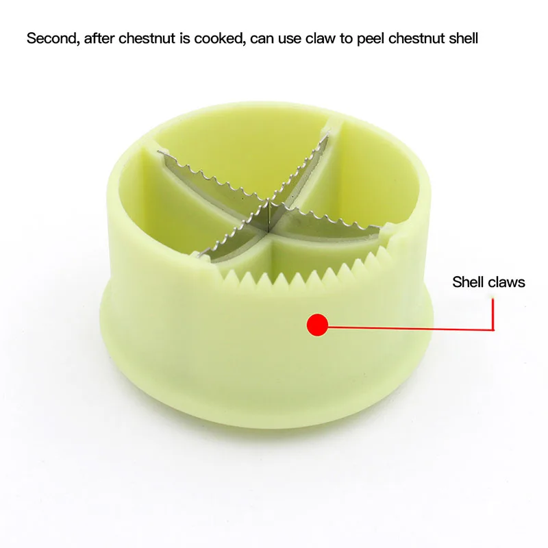 Chestnut Cross Knife Household Nut Biscuit Sheller Fast Clip Tool Plastic Walnut Pliers Corkscrew Kitchen Gadget | Дом и сад
