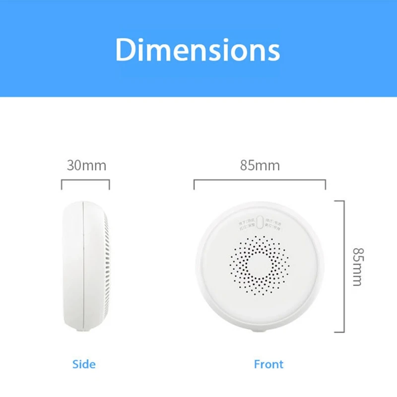 

for ZigBee Tuya Gas Detector Household Combustible Gas Natural CH4 Leak Detector Gas Leak Tester SmartLife Tuya APP Remote Contr