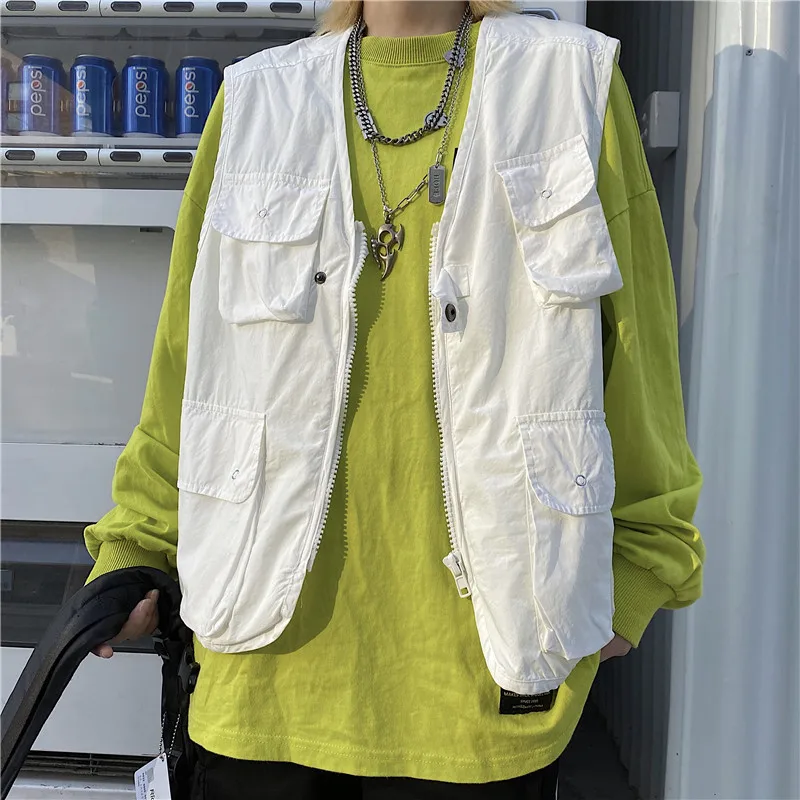 Жилет женский многофункциональный куртка в Корейском стиле ins ветрозащитный
