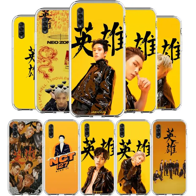 

kpop NCT 127 Neo Zone Phone Case For Samsung A10 A30 A40 A50 A70 A51 A52 A71 A12 A21S A31 A20 30S A50S clear cover