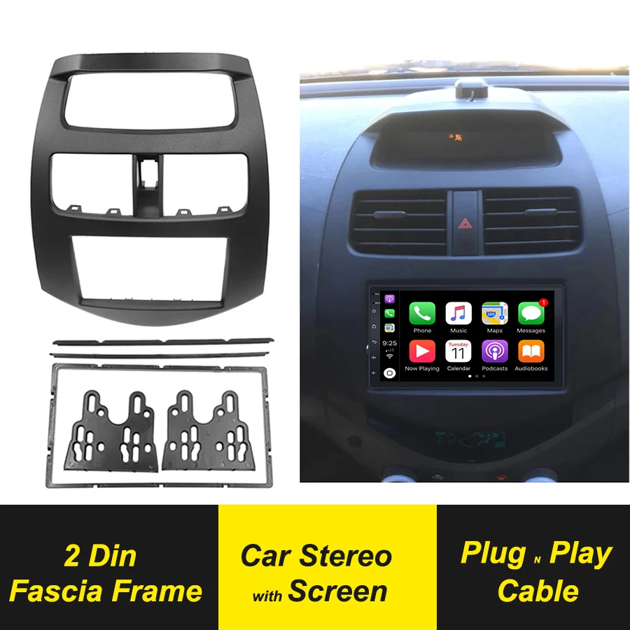 Автомагнитола 2 Din для CHEVROLET Spark M300 2010-2013 DAEWOO Matiz Creative 2009 DVD Android | Автомобили и
