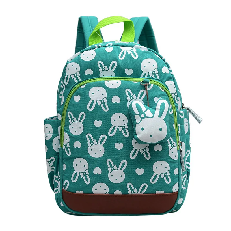 Детские рюкзаки с мультипликационным Кроликом, школьный ранец для детского сада, сумки для книг для девочек и мальчиков