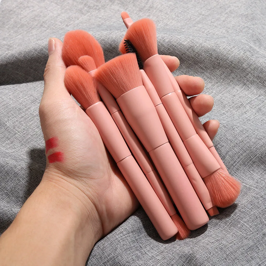 10 шт. роскошные кисти для макияжа набор тональной пудры румяна тени век консилер