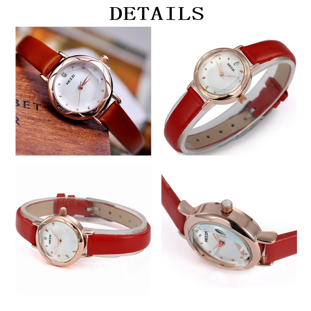 Женские кожаные часы классический дизайн прямоугольные женские