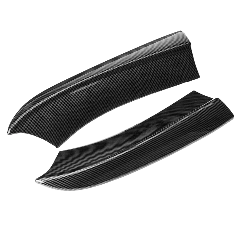 Top!-Carbon Fiber Look Car Rear Bumper Lip Splitters Canards Side Aprons Cover for Dodge Charger SRT RT SXT 2015-2021 | Автомобили и