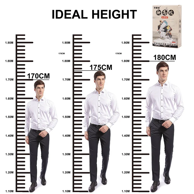 20pcs/box Height Increase Foot Patch Conditioning Body Grow Taller Plaster Promote Bone Growth Sticker Health Care Products | Красота и