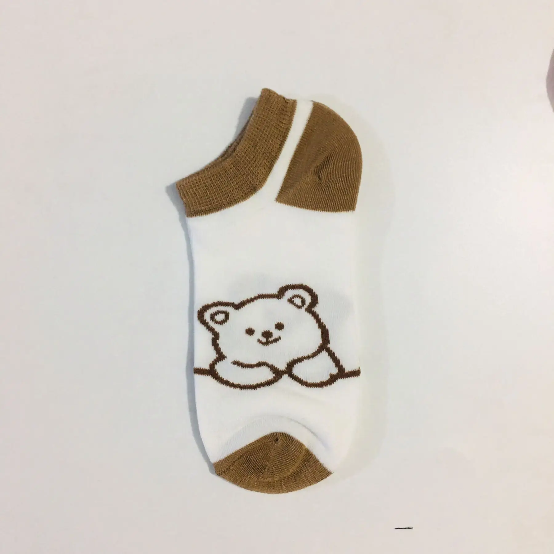 

CHAOZHU Women Fashion Cute Cartoon Japanese Korean Socks Christmas Kawaii Bear Streetwear Female Sox Girls Basic Free Size