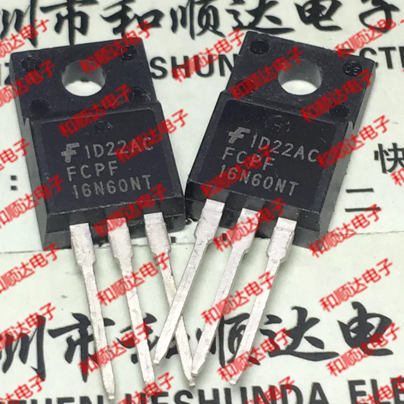 

10pcs / lot FCPF16N60NT new stock TO-220F