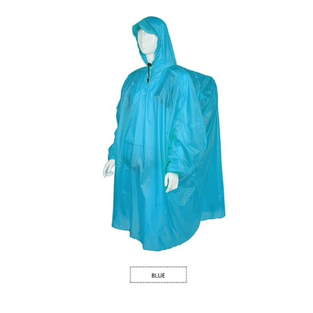

Outdoor Lightweight 15D Silicone Raincoat Multi Functional Poncho Rain Waterproof Cover For Camping Hiking Travel