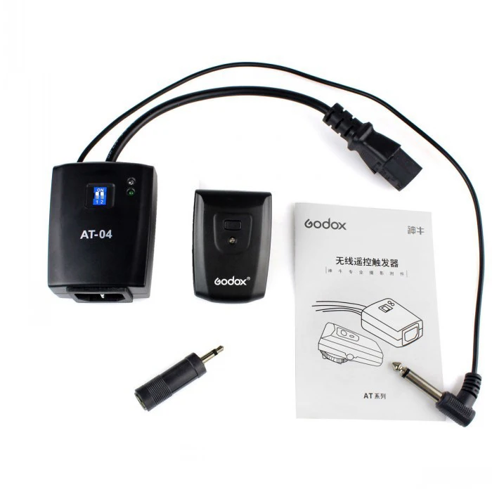 4-канальный беспроводной студийный стробоскоп GODOX AT-4 с триггером для вспышки