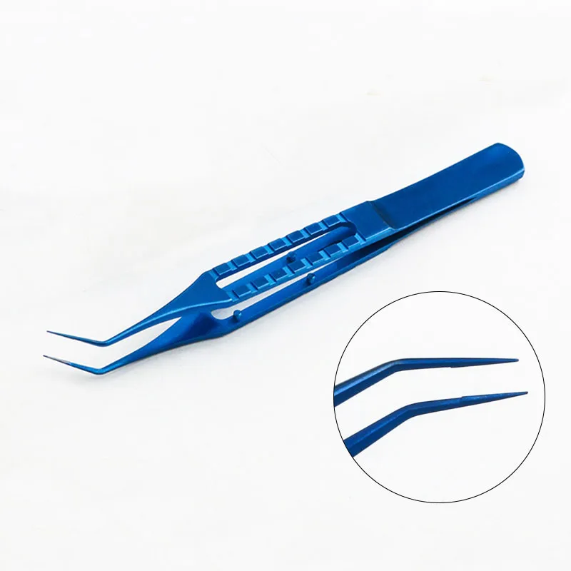 11 5 см тонких волос пересадки Пинцет двойное веко пластиковый пинцет