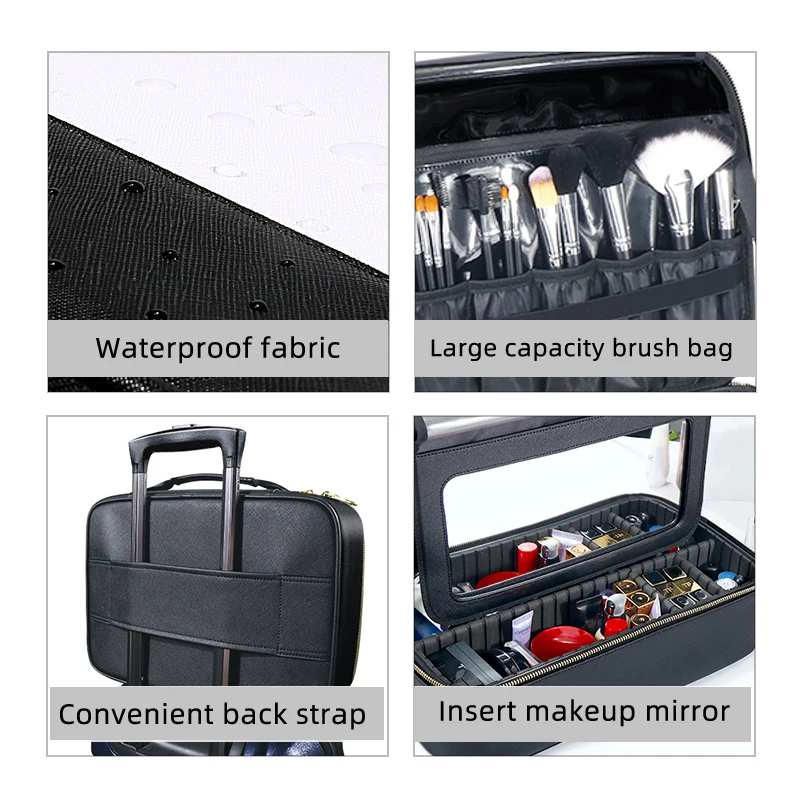 Новинка вместительная многофункциональная косметичка дорожная сумка для