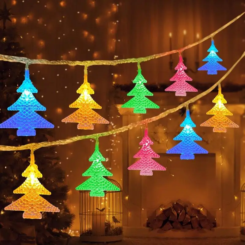 

Christmas Fairy Lights 6 m 40 Led Christmas Tree String Lights Battery Operated Decorative Lights for Home Party Window Decor