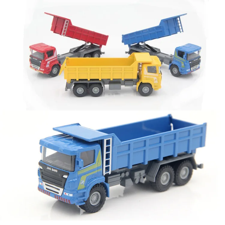 

1/60 Engineering Vehicle Dump Truck Diecast Car Model Children Gift Car