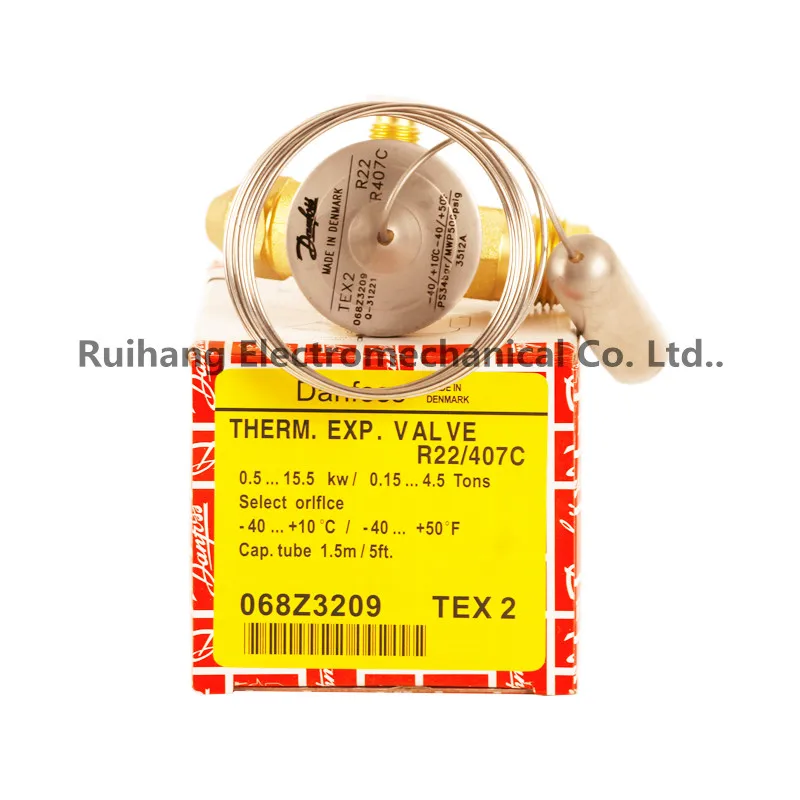 Расширительный клапан Danfoss TEX2 068Z3209 R22/407C|Системы HVAC и запчасти| |