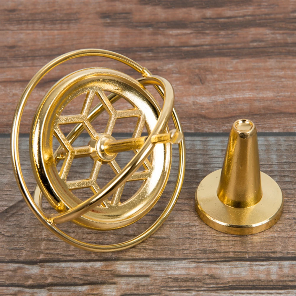 Classic Metal Gyroscope Gyro Pressure Relieve Speed Balance Educational Toy Intelligence Developmental Toys gift for children | Игрушки и