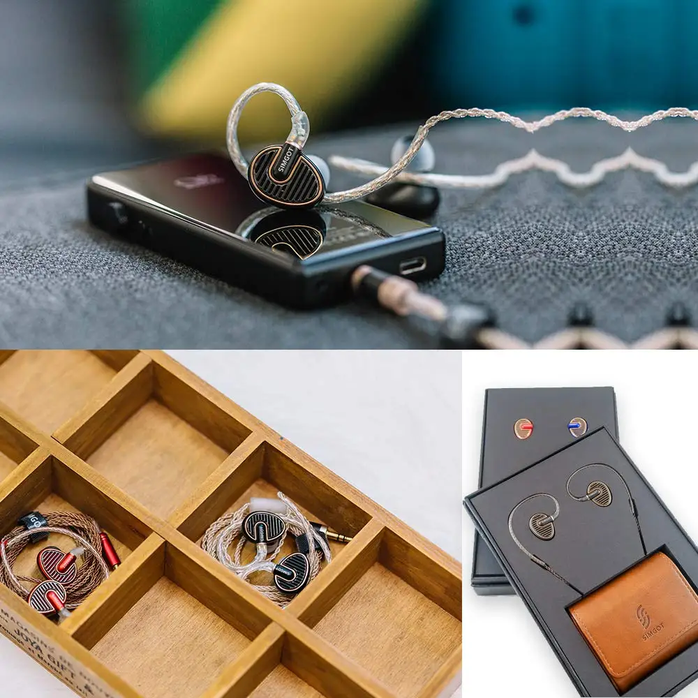 SIMGOT EN700 PRO In-Ear Monitor Headphones High Fidelity with Detachable Cable Hi-Res Audio Earphones Dynamic Driver For Phones |