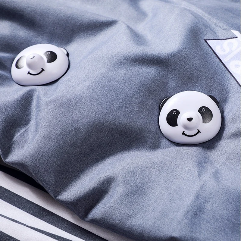 8 шт./компл. симпатичная постельная простыня с изображением панды и цветов