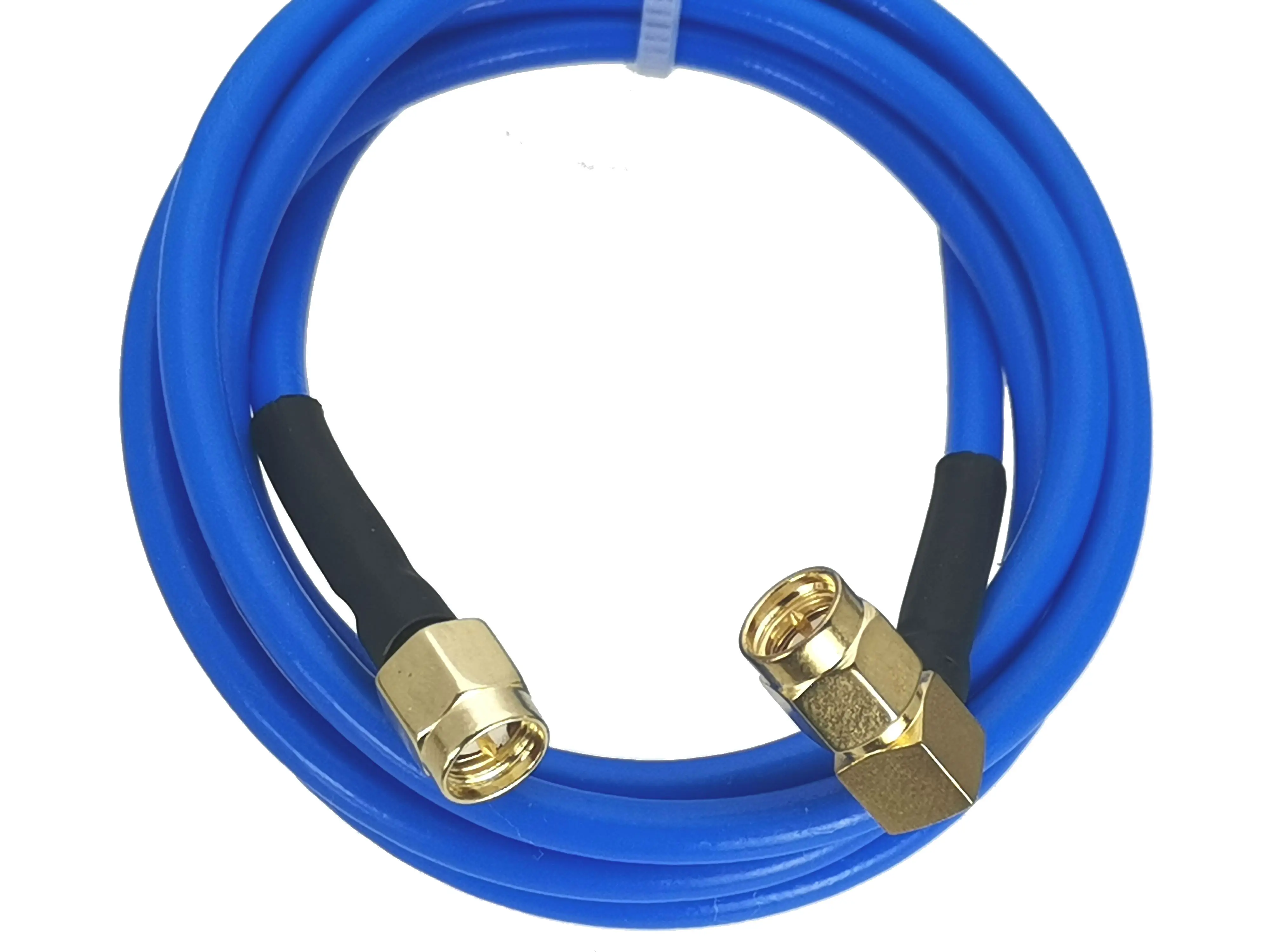 1 шт. RG402 0 141 &quotSMA штекер к SMA правый угол RF коаксиальный джемпер Pigtail Bule полу Гибкий