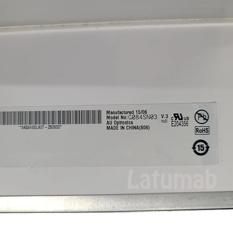 

8.4" Instrument LCD Screen G084SN03 V3 Industrial LCD Display Panel