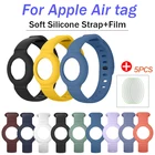 Мягкие силиконовые ремешки для часов Apple Airtag, чехол с Bluetooth-трекером, защитный чехол с защитой от царапин для Apple Air Tag, ремешок